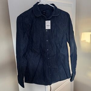 J. Crew Denim Button Down Shirt